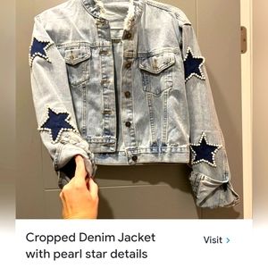 Cropped  denim jacket